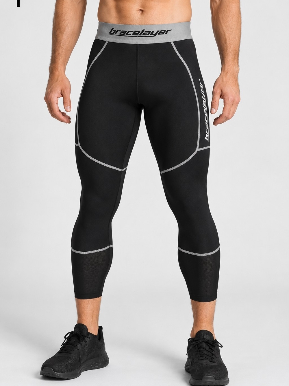 S Bracelayer Men’s KXV Knee Support Compression Pants